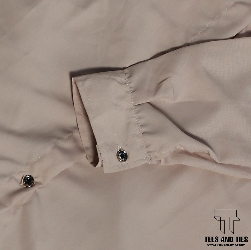 Black skirt with skin button down