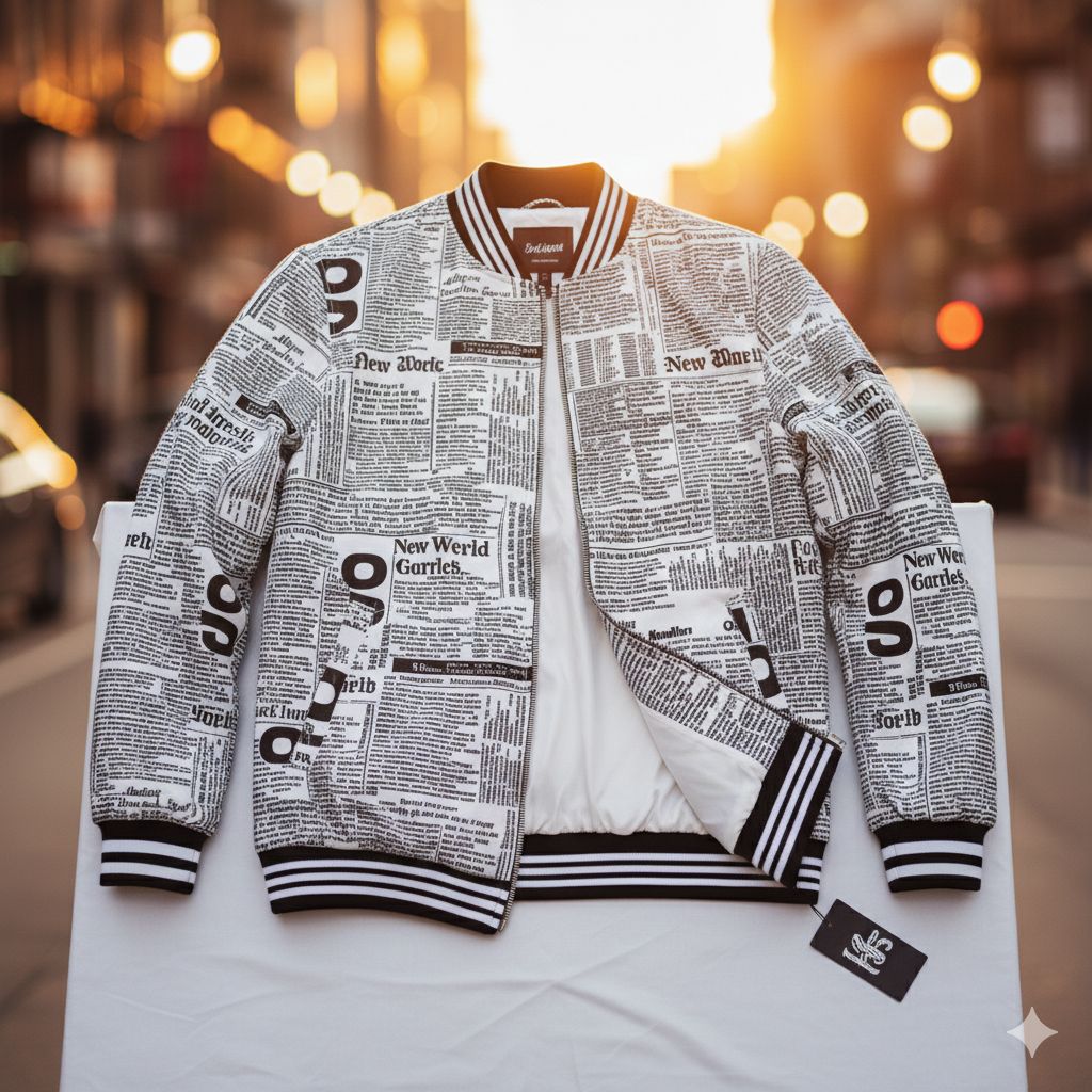 Newspaper zipper