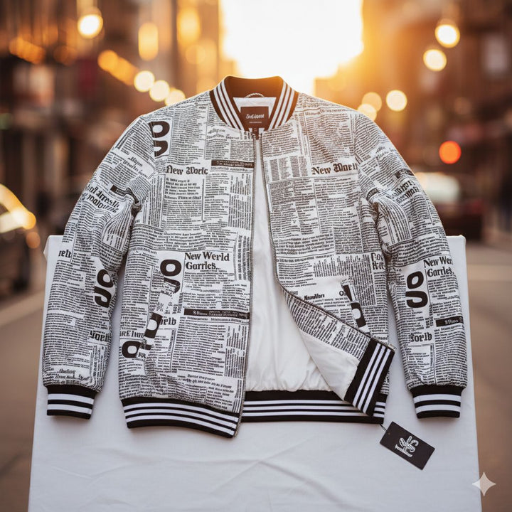 Newspaper zipper