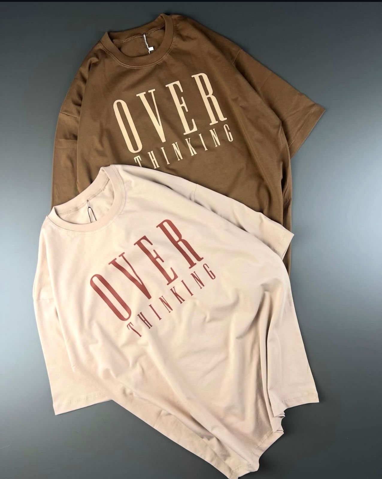 OVERTHINKING front Oversized tshirt