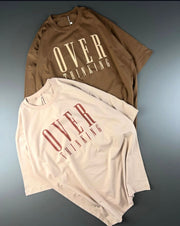 OVERTHINKING front Oversized tshirt