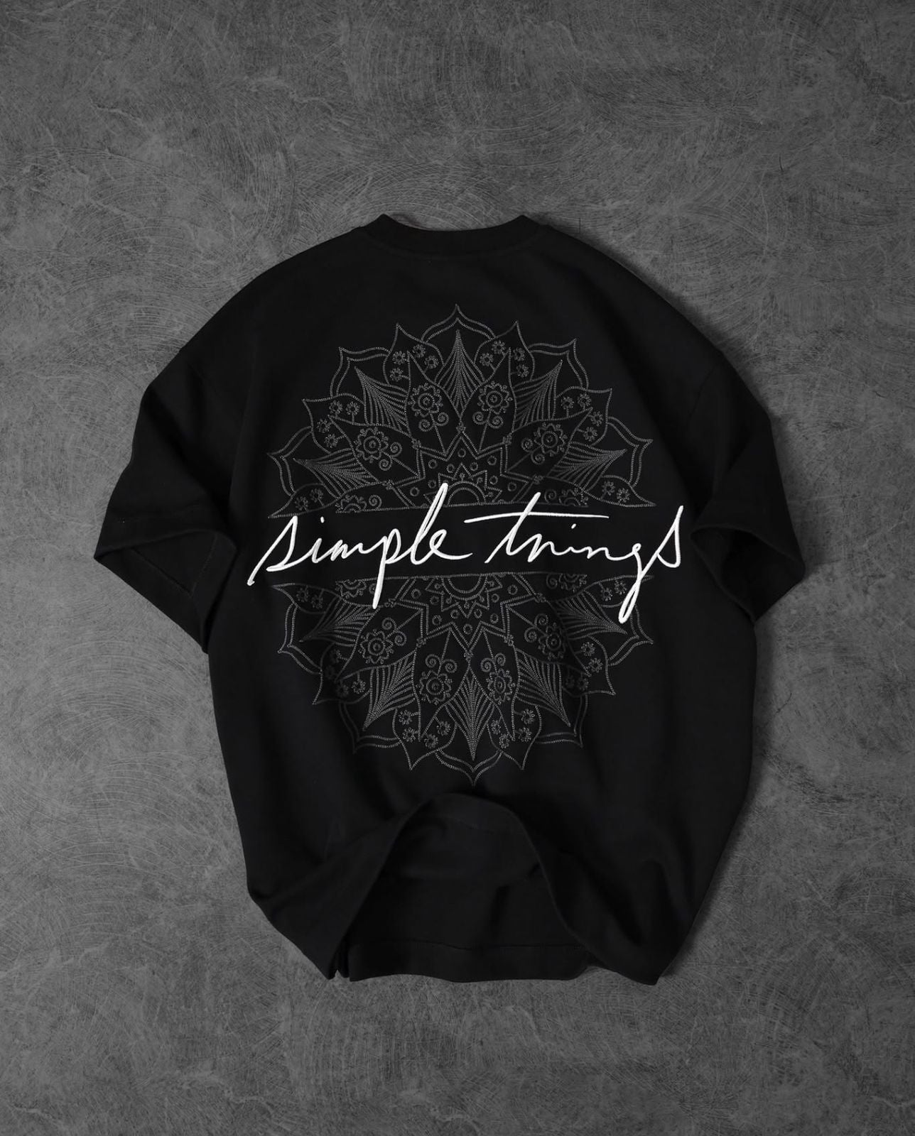 simple things front&back Oversized tshirt
