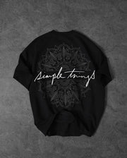 simple things front&back Oversized tshirt