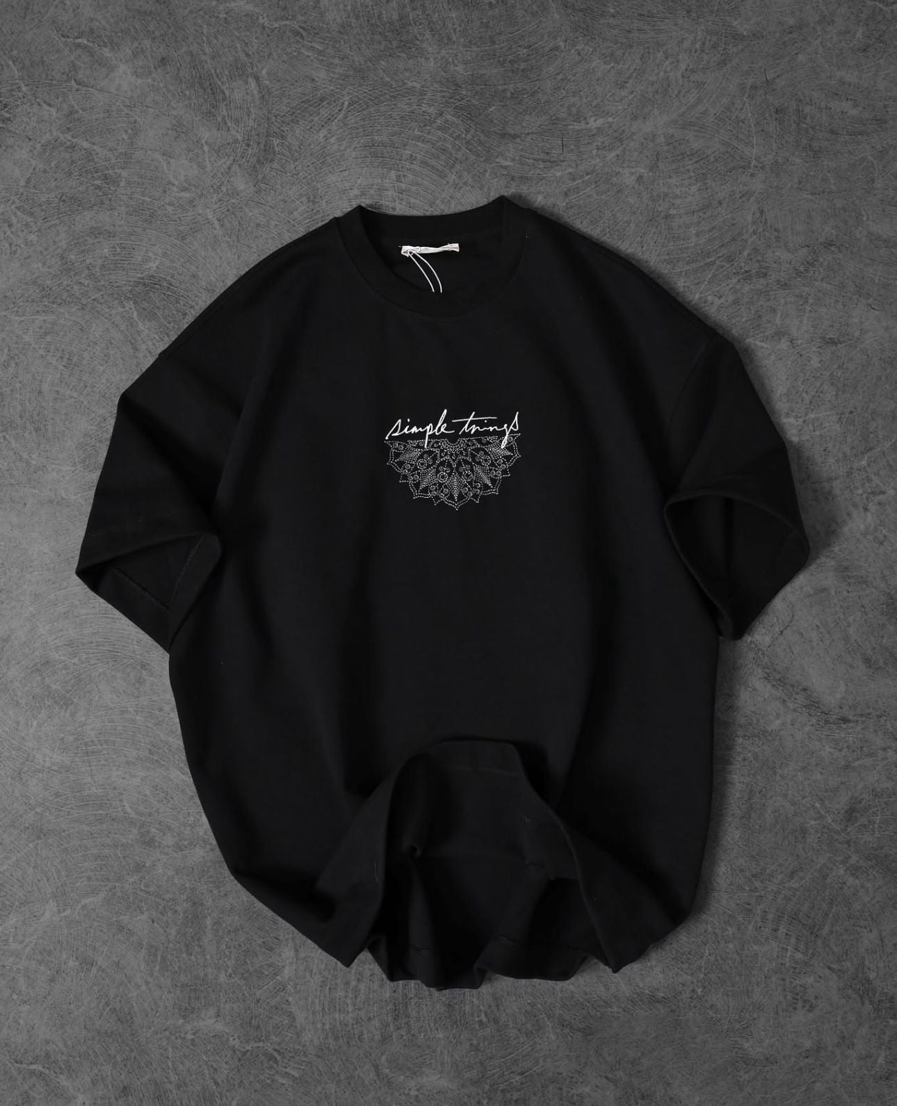 simple things front&back Oversized tshirt