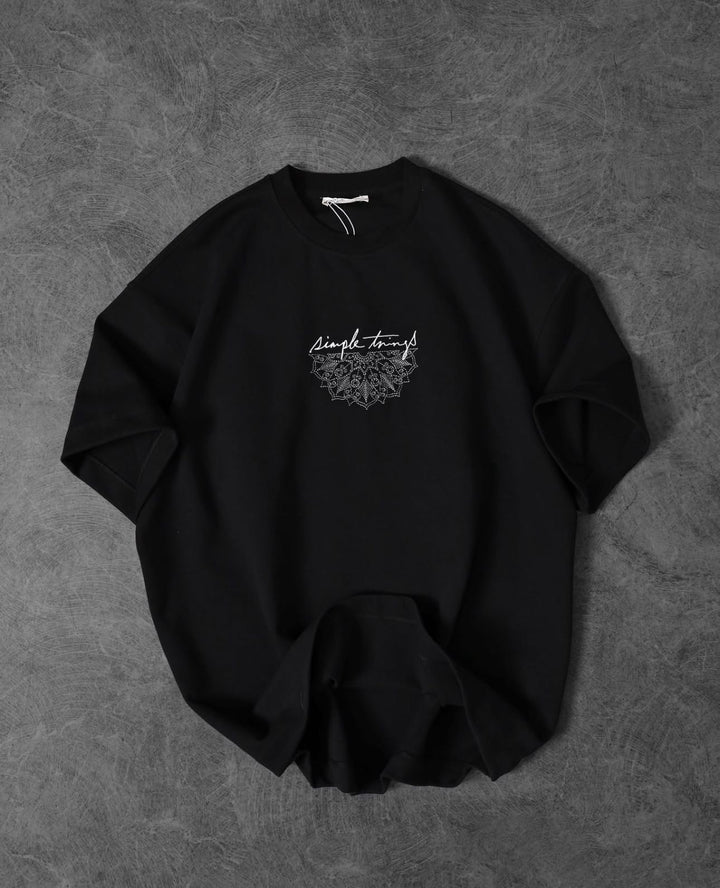 simple things front&back Oversized tshirt