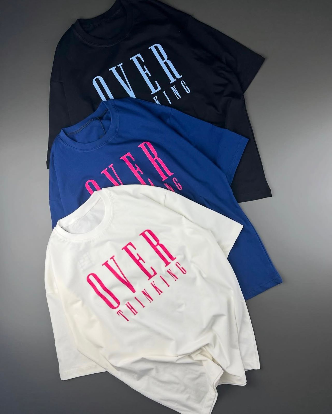 OVERTHINKING front Oversized tshirt