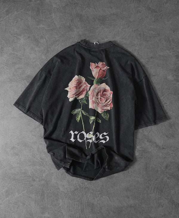 Roses back Oversized tshirt