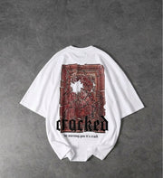 Cracked back Oversized tshirt