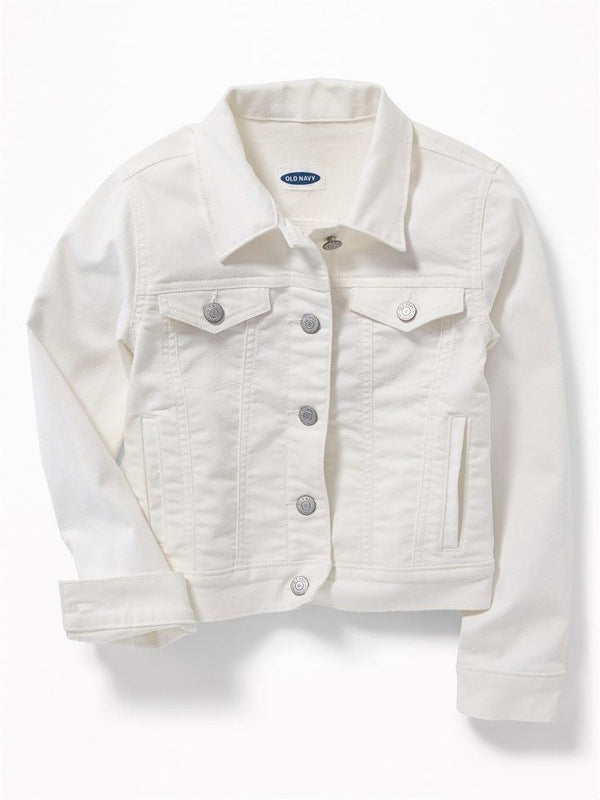 White denim jacket