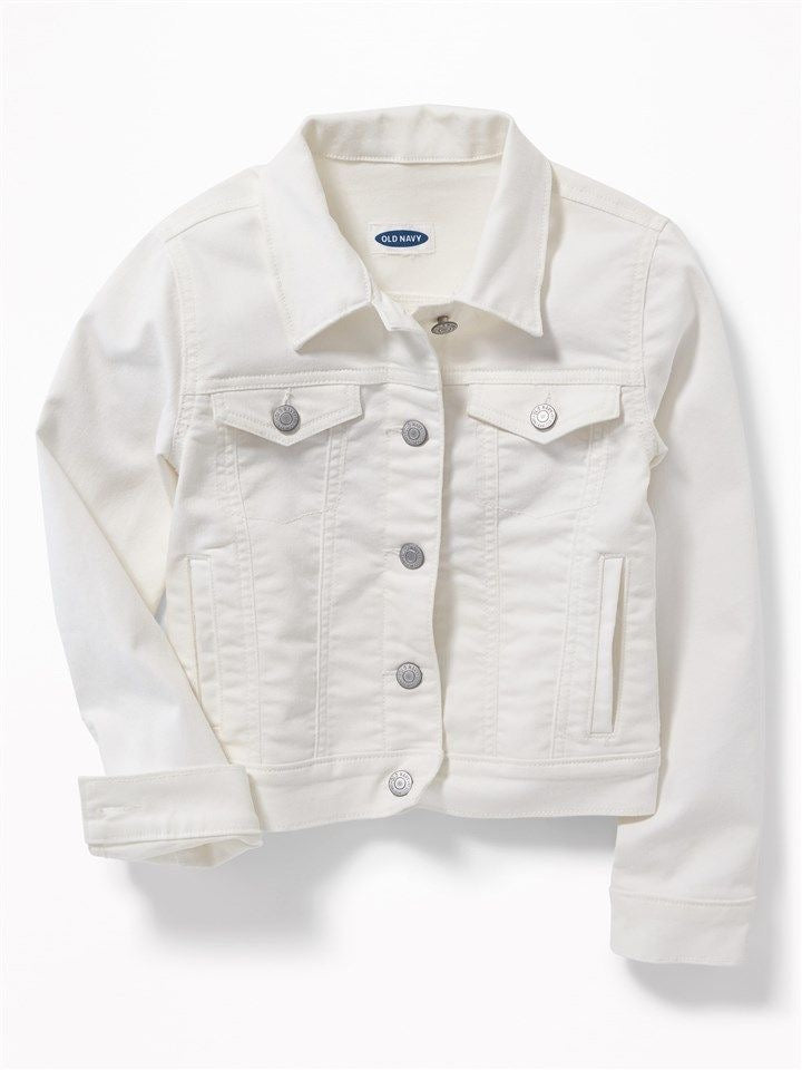 White denim jacket