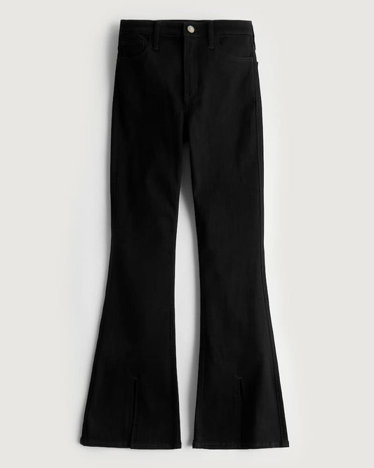 Black bell bottom jeans